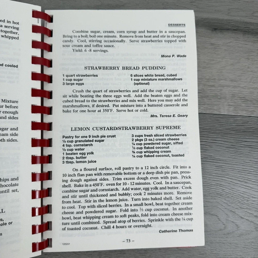 Vintage It's The Berries Cookbook Ashland Strawberry Faire Spiral 2001 Recipes